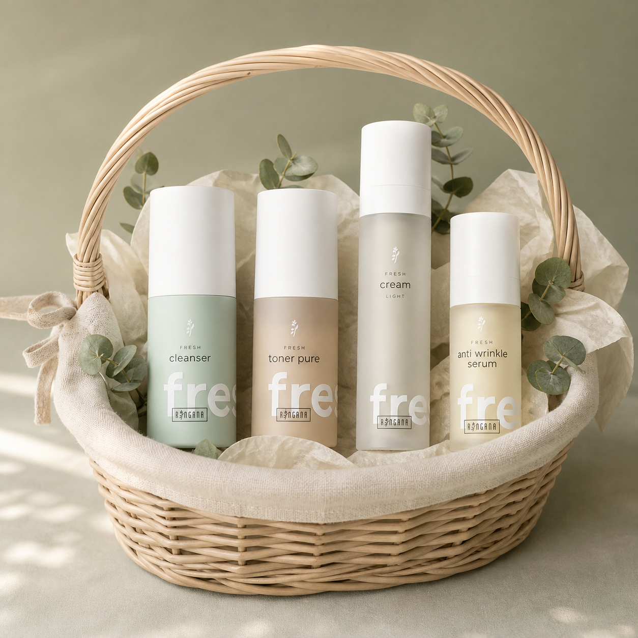 Productos reales de la cesta Ritual Light